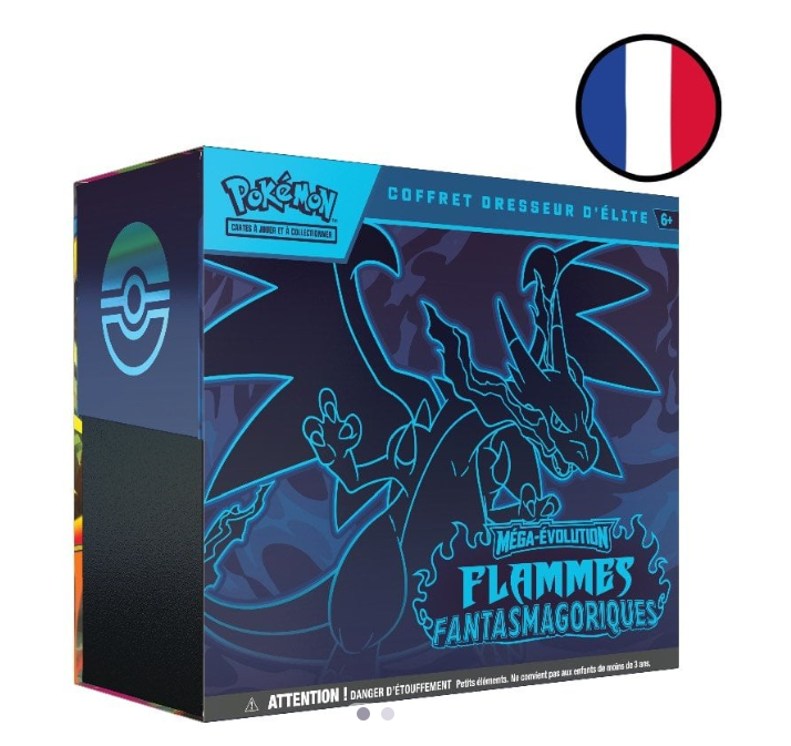 Pokemon ETB MEGA-EVOLUTION FLAMMES FANTASMAGORIQUES
