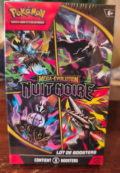 Bundle Pokémon ME05 Nuit Noire FR 6 boosters, photo boutique 3