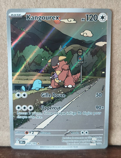 Carte Pokémon Kangourex 204/182 Illustration Rare Rivalités Destinées, recto de l'exemplaire vendu