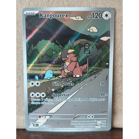 Carte Pokémon Kangourex 204/182 Illustration Rare Rivalités Destinées, recto de l'exemplaire vendu