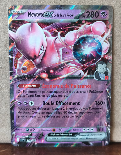 Carte Pokémon Mewtwo EX SVP216 promo Team Rocket, recto de l'exemplaire vendu