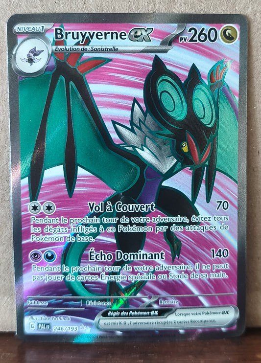 Carte Pokémon Bruyverne EX 246/193 Évolutions à Paldea, recto de l'exemplaire vendu