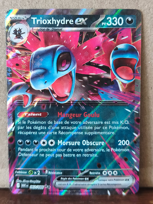 Carte Pokémon Trioxhydre 067/086 Flamme Blanche, recto de l'exemplaire vendu