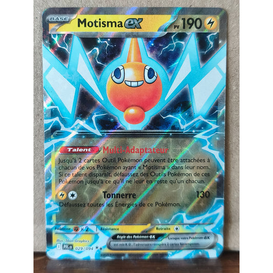 Carte Pokémon Motisma EX 029/094 Flammes Fantasmagoriques, recto de l'exemplaire vendu