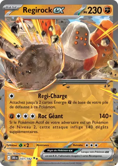 Regirock 101/182 - Rivalités Destinées