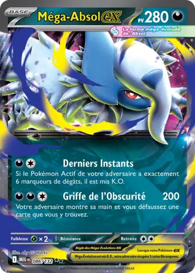 Méga-Absol EX - 086/132 - Méga-Évolution