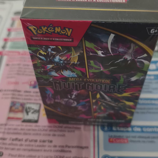 Vidéo du bundle Pokémon ME05 Nuit Noire 6 boosters