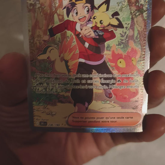 Vidéo de la carte Pokémon Aventure de Luth DRI 236/182 Illustration Spéciale Rare FR, exemplaire vendu